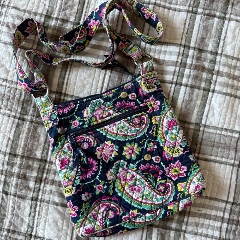 Vera Bradley Floral Quilted Crossbody Bag